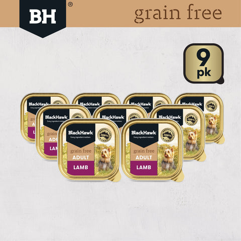 Black Hawk Grain Free Lamb Wet Dog Food 100g