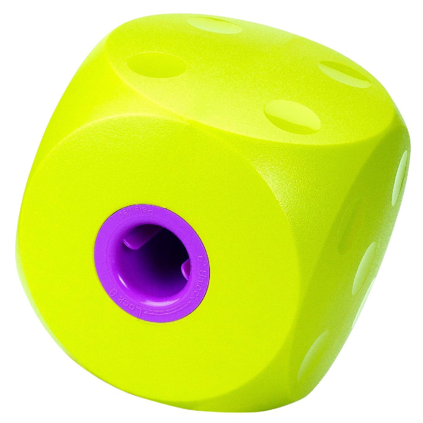 Buster Food Cube Interactive Treat Dispensing Dog Toy Large - Lime