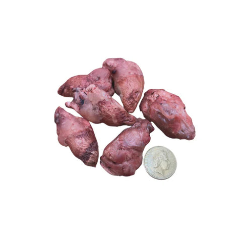Freezy Paws Freeze Dried Chicken Heart Pet Treats for Cats & Dogs