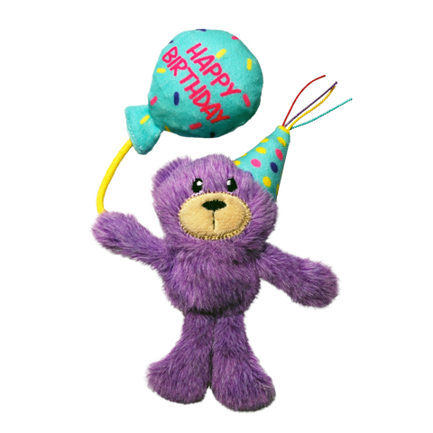 KONG Cat Toys Occasions Birthday Teddy