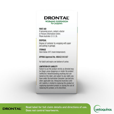 Drontal Puppy Worming Suspension 30ml