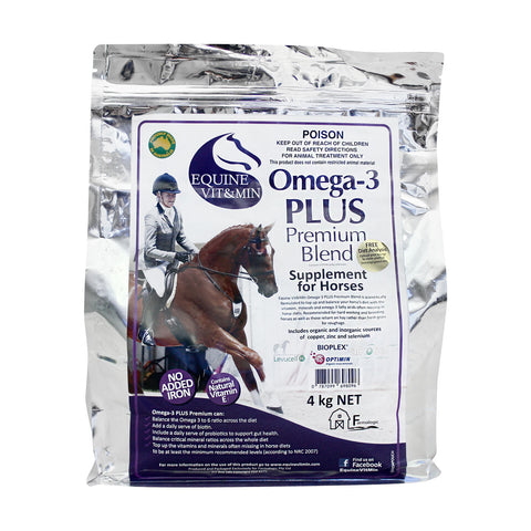 Equine Vit&Min Omega-3 PLUS Premium Blend