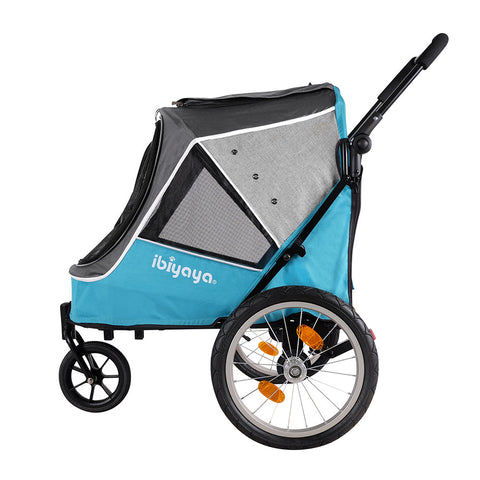 Ibiyaya Happy Pet Tri-cycle Trailer Jogger Stroller 2.0