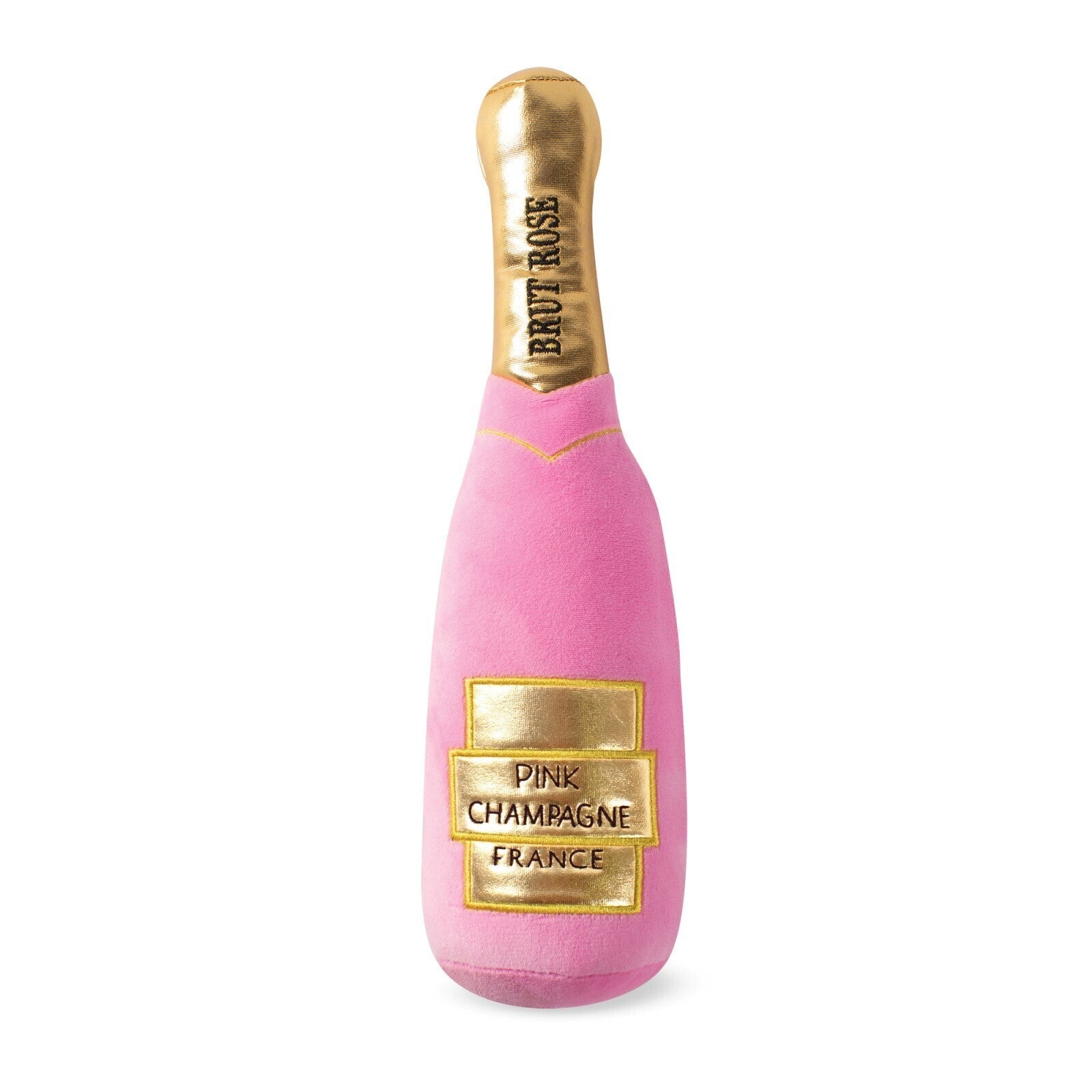 Fringe Studio Plush Brut Rose Champagne Dog Toy | petsome Pet Supplies