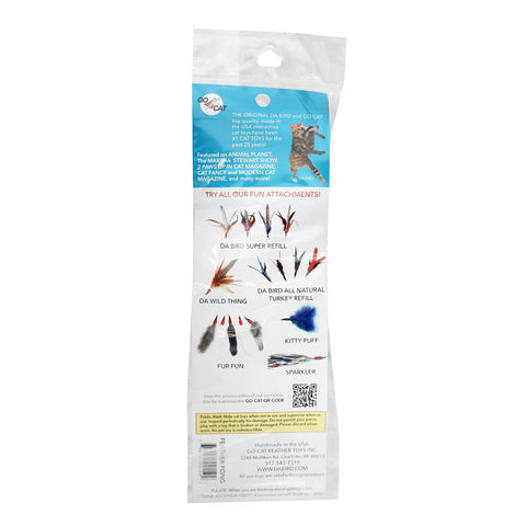 Go Cat Feather Pong Cat Toy