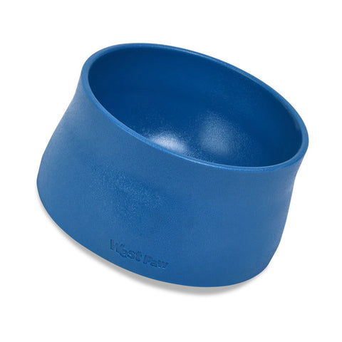 West Paw No-Slip Dog Bowls - Marine Blue | petsome Pet Supplies