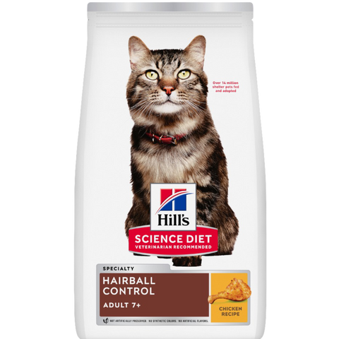 Senior 7 Plus Hairball Control Dry Cat Food