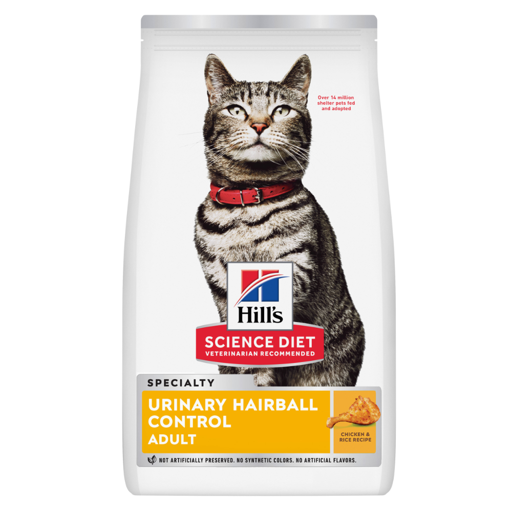 Adult Urinary Hairball Control Dry Cat Food
