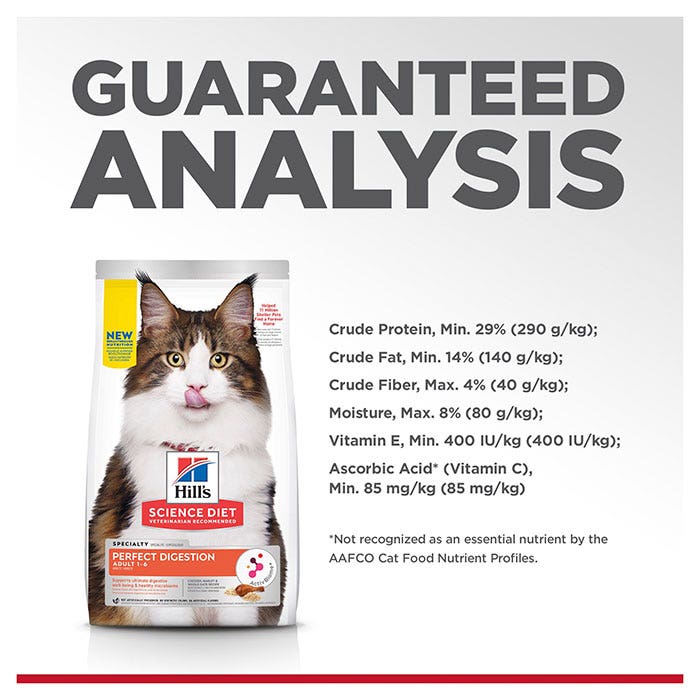 Hill's Science Diet Perfect Digestion Adult Cat Food