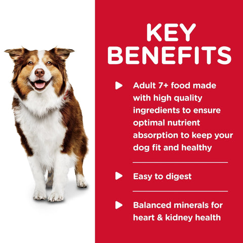 Hills Science Diet Adult 7+ Savoury Stew Beef and Vegetables Canned Dog Food 363g