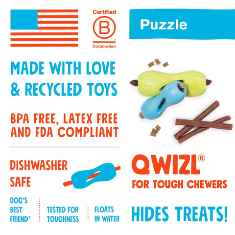 West Paw Qwizl Treat Dispensing Dog Toys