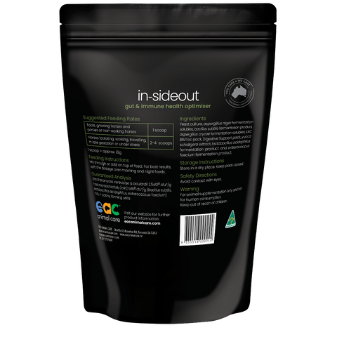 Inside Out Pre And Probiotic Nutraceutical And Gut Health Supplement For Horse And Ponies