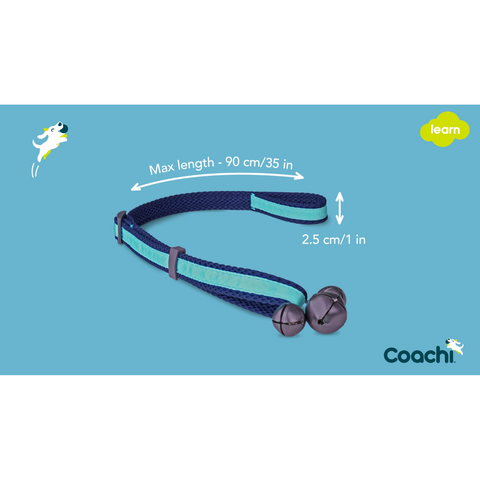 Training Dog Toilet Training Bells Navy Light Blue