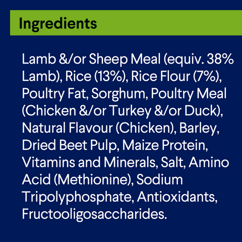 All Breeds Adult Dry Dog Food Lamb And Rice