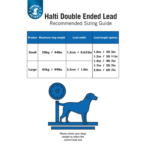 Double Ended Dog Lead in Purple