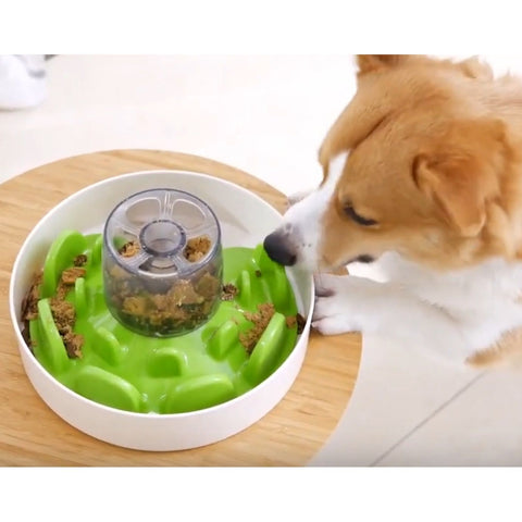 Pet DreamHouse SPIN UFO Maze Interactive Dog Bowl and Slow Feeder