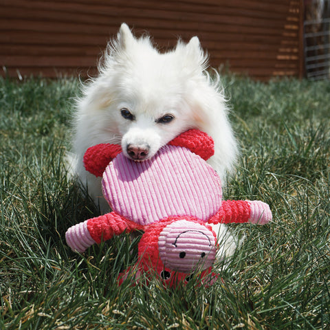 KONG Dog Toys Low Stuff Crackle Tummiez Elephant