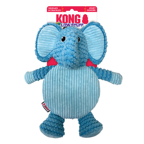 KONG Dog Toys Low Stuff Crackle Tummiez Elephant 01