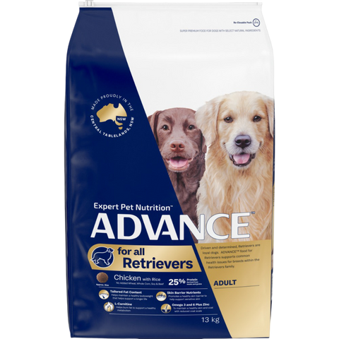 Retrievers Adult Dry Dog Food Chicken With Rice