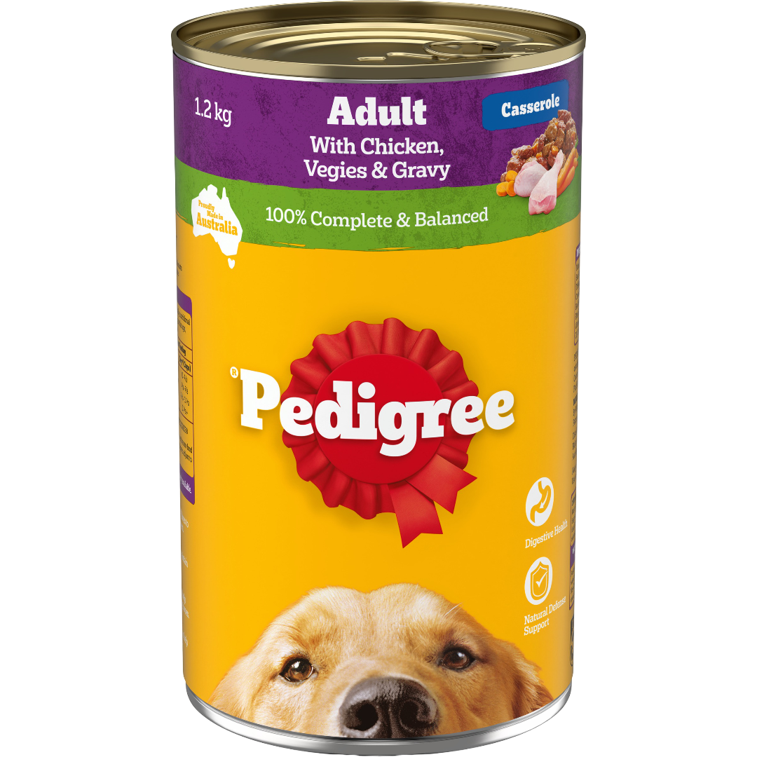 Adult Wet Dog Food Chicken Rice Vegies Casserole