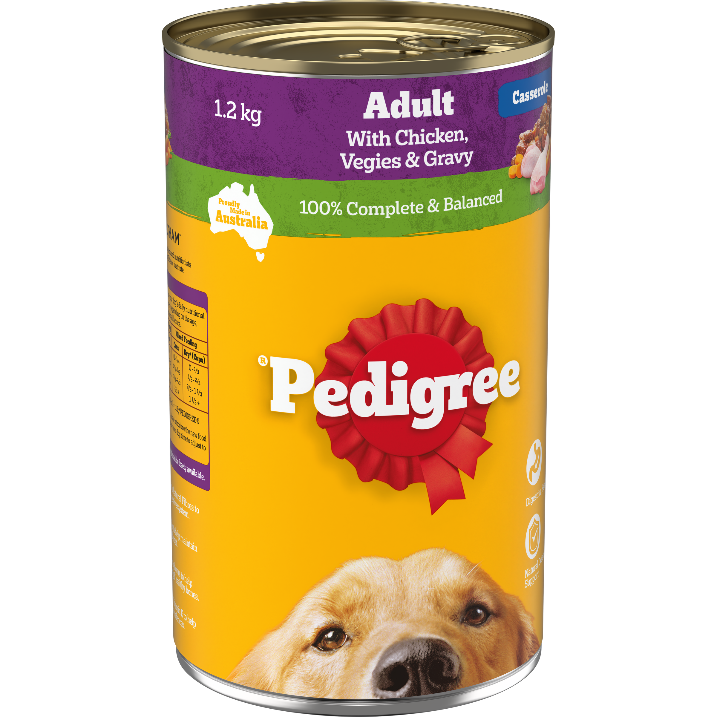 Adult Wet Dog Food Chicken Rice Vegies Casserole