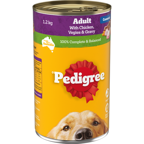 Adult Wet Dog Food Chicken Rice Vegies Casserole