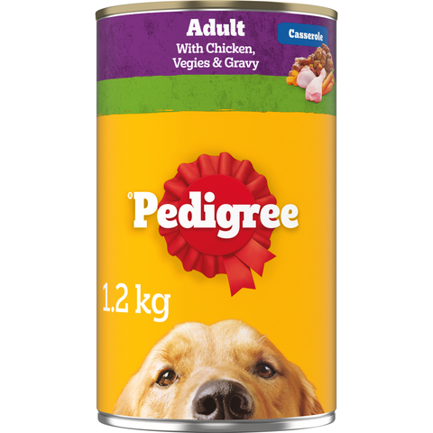 Adult Wet Dog Food Chicken Rice Vegies Casserole