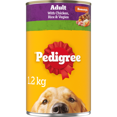 Adult Wet Dog Food Chicken Rice Vegies Homestyle