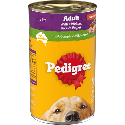 Adult Wet Dog Food Chicken Rice Vegies Homestyle