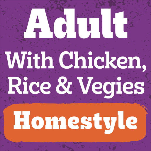 Adult Wet Dog Food Chicken Rice Vegies Homestyle