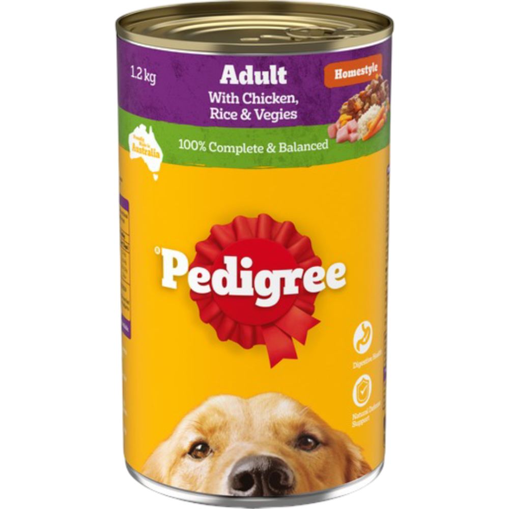 Adult Wet Dog Food Chicken Rice Vegies Homestyle