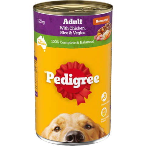 Adult Wet Dog Food Chicken Rice Vegies Homestyle