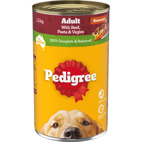 Adult Wet Dog Food Beef Pasta Vegies Homestyle