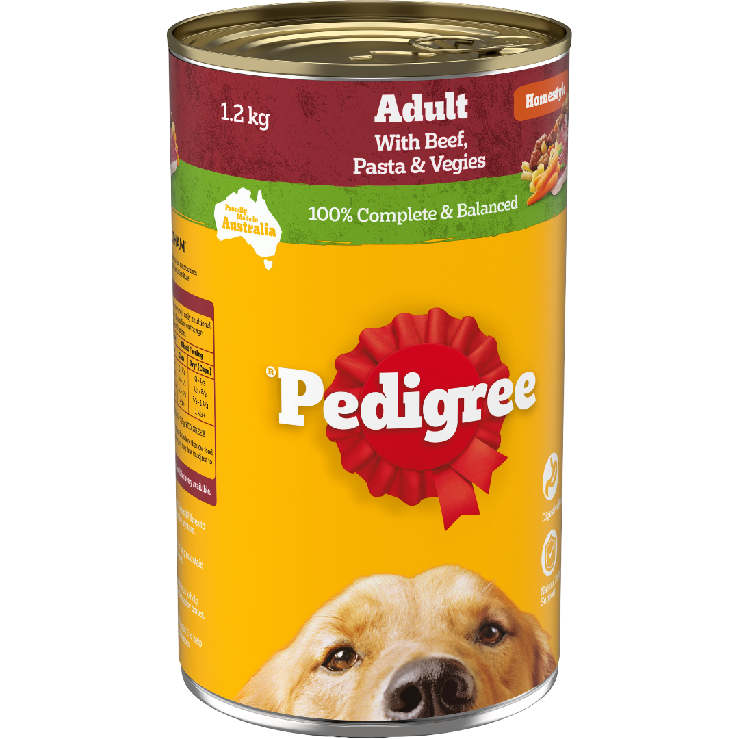 Adult Wet Dog Food Beef Pasta Vegies Homestyle