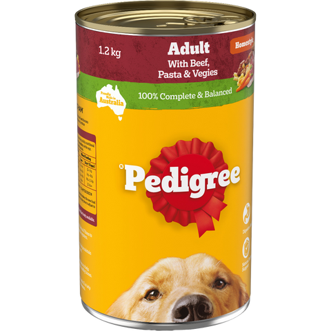 Adult Wet Dog Food Beef Pasta Vegies Homestyle