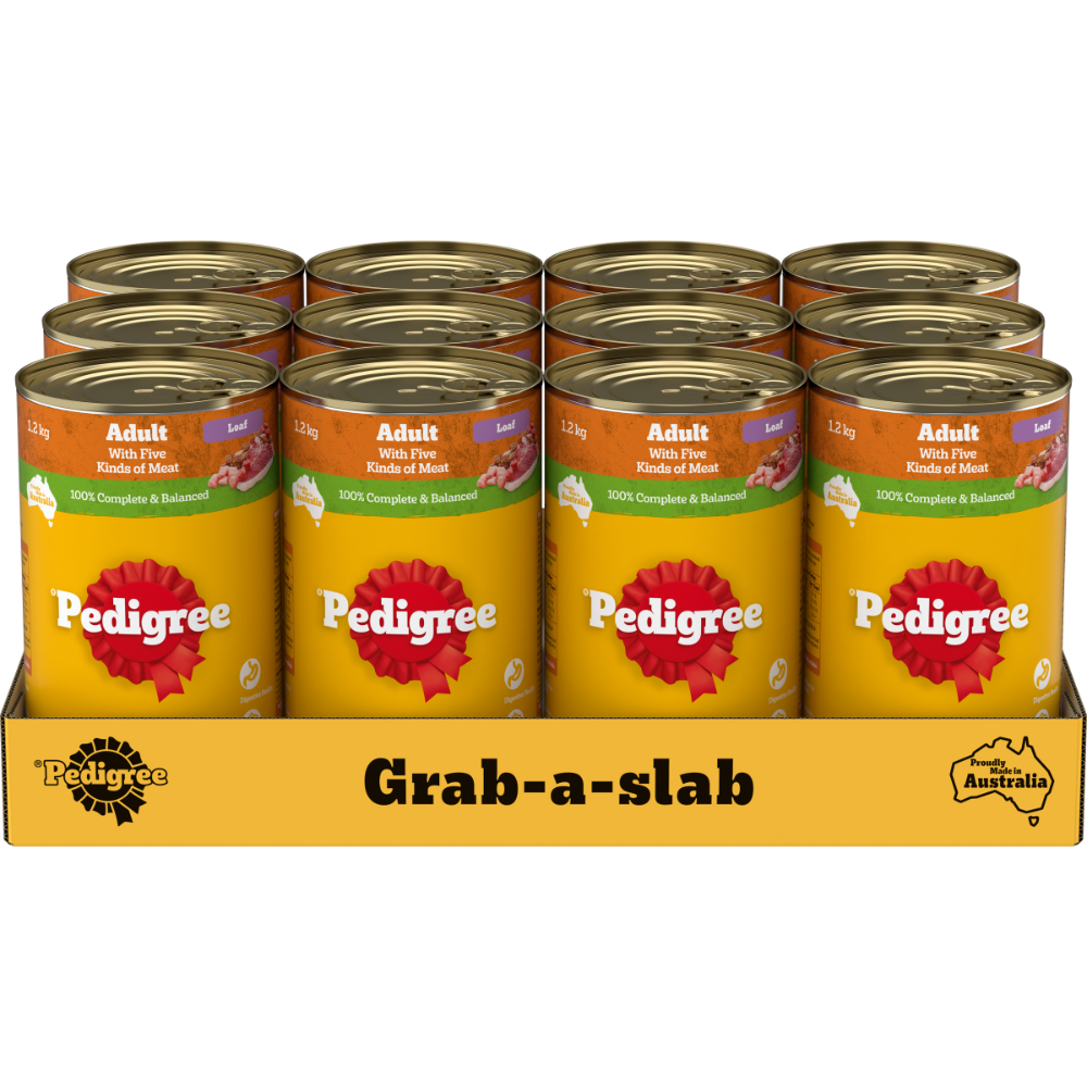 5 Meats Loaf Cans Wet Dog Food