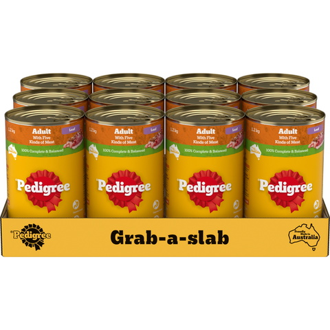 5 Meats Loaf Cans Wet Dog Food