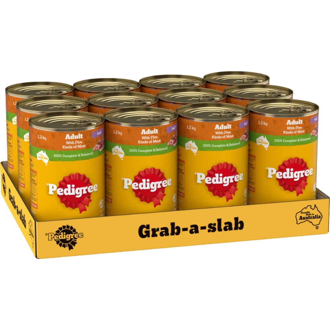 5 Meats Loaf Cans Wet Dog Food