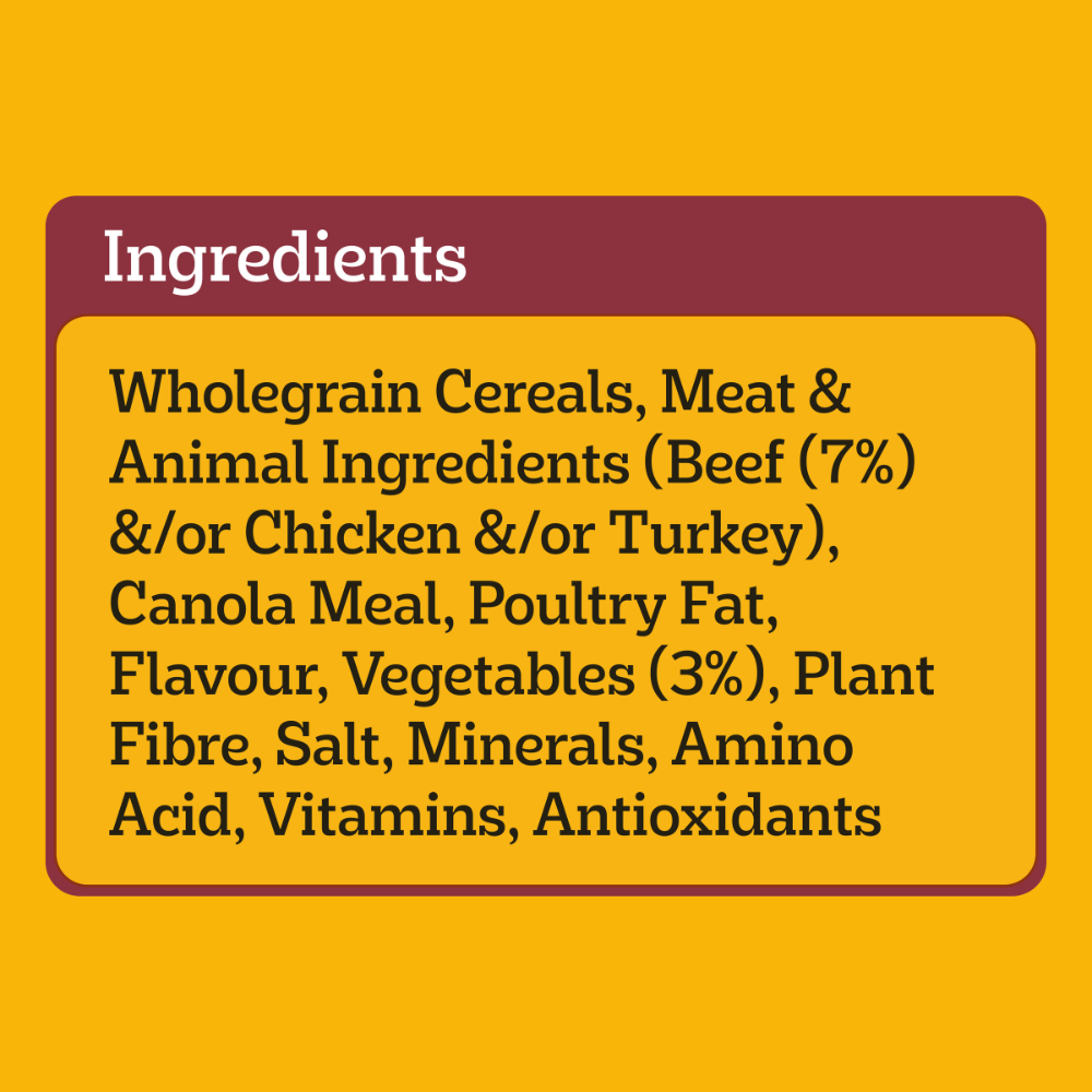 Adult Dry Dog Food Real Beef And Vegies