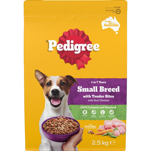 Small Breed Adult Dry Dog Food Real Chicken