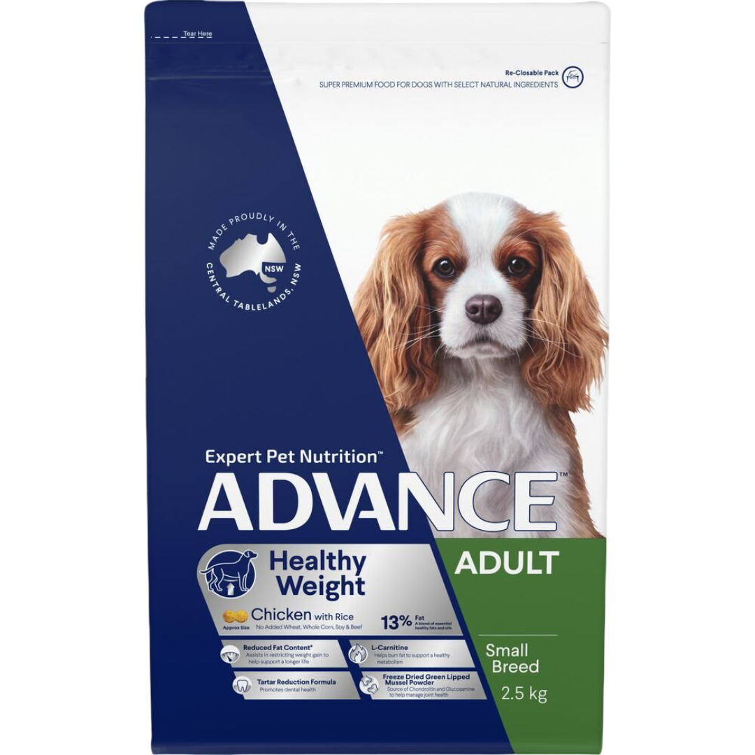 Healthy Weight Small Adult Dry Dog Food Chicken With Rice