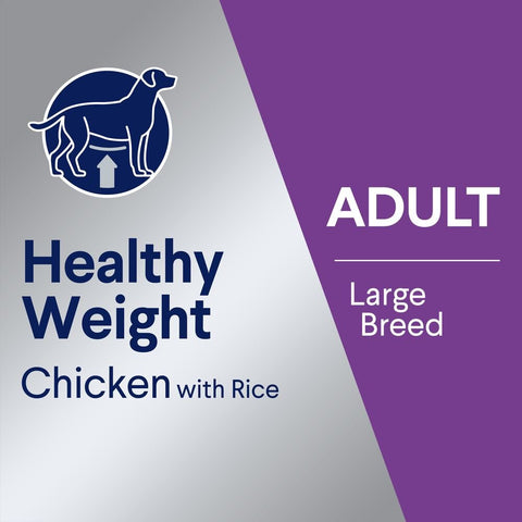 Healthy Weight Large Adult Dry Dog Food Chicken With Rice
