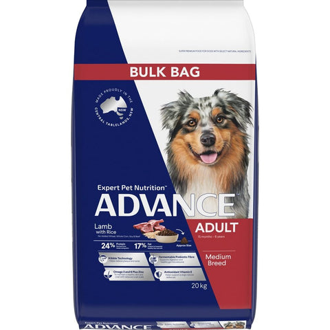 Medium Adult Dry Dog Food Lamb With Rice
