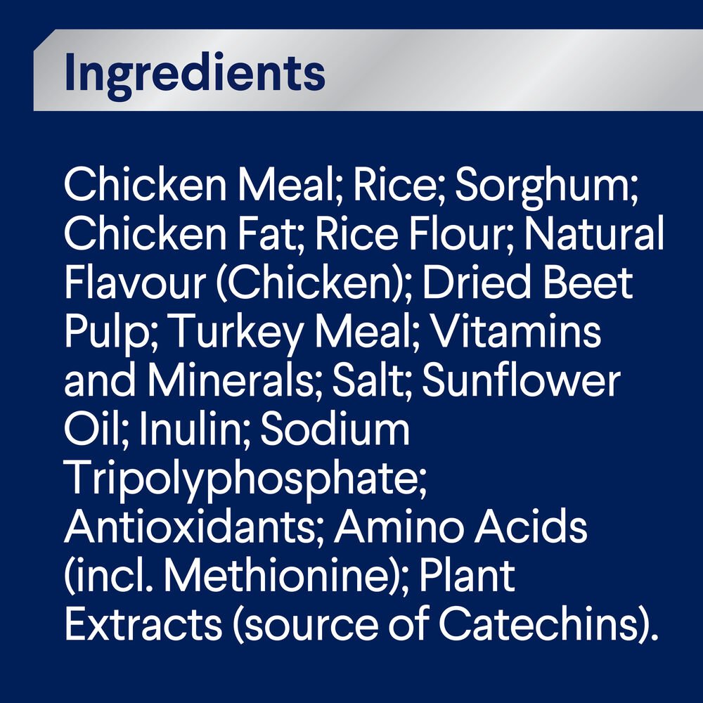 Triple Action Dental Care Small Adult Dry Dog Food Chicken With Rice