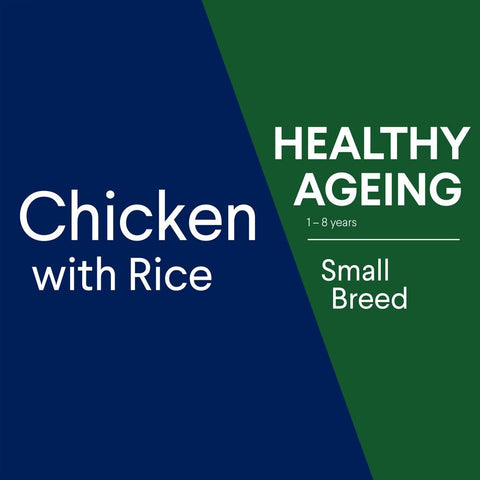 Healthy Ageing Small Adult Dry Dog Food Chicken With Rice