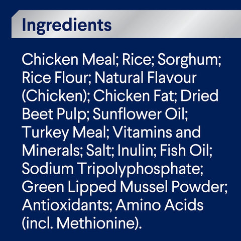 Healthy Ageing Small Adult Dry Dog Food Chicken With Rice