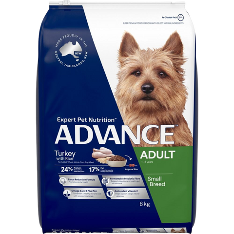 Small Adult Dry Dog Food Turkey With Rice