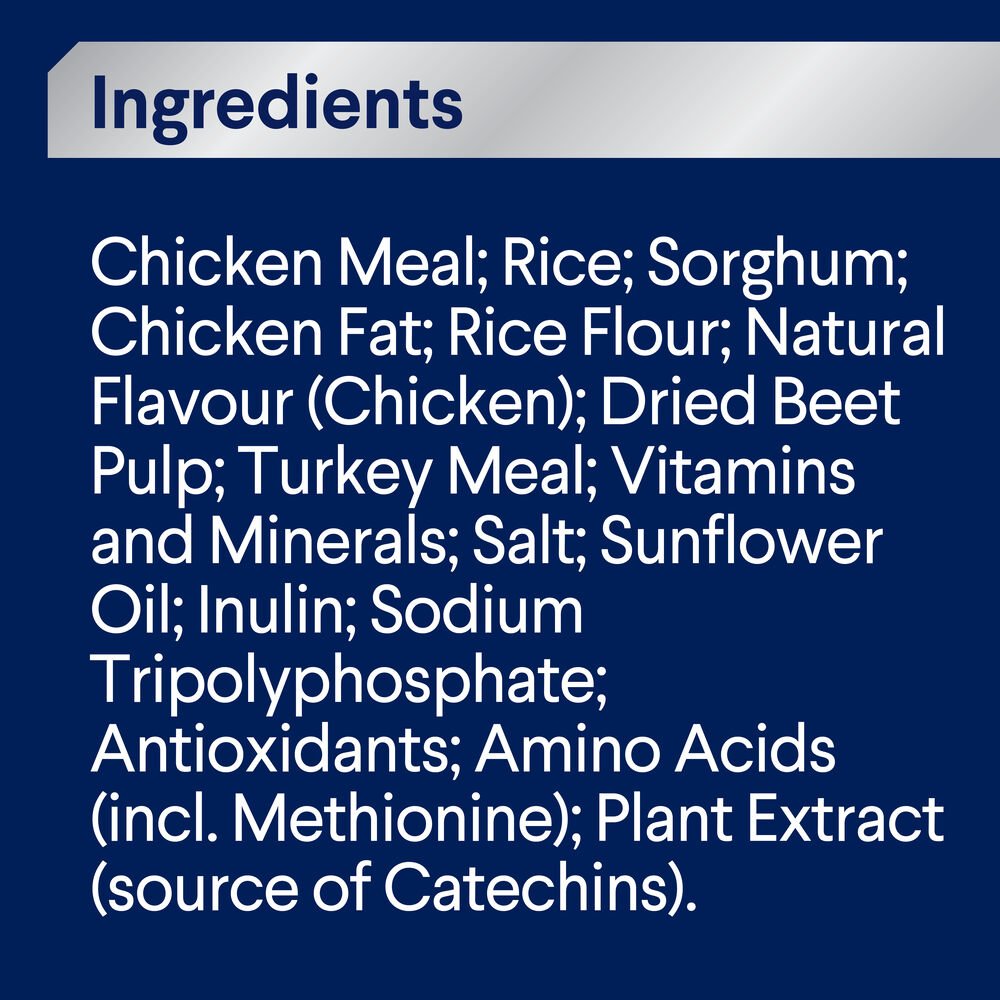 Triple Action Dental Care Medium Adult Dry Dog Food Chicken With Rice