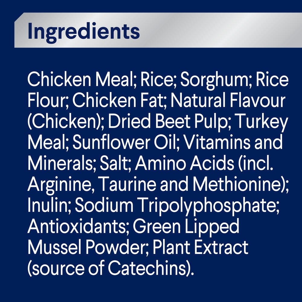 Triple Action Dental Care Large Adult Dry Dog Food Chicken With Rice