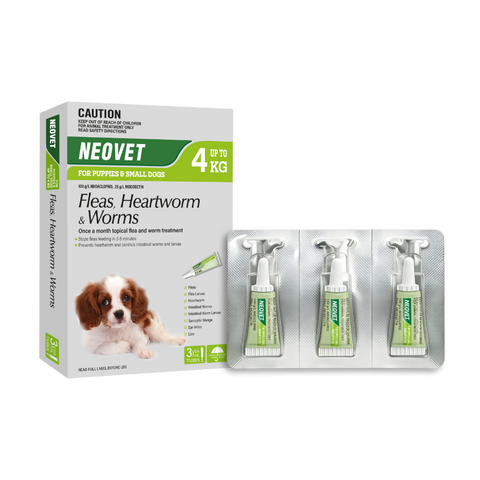 Flea & Worm Spot-On For Puppies & Small Dogs
